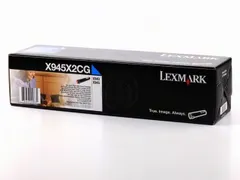 Tonercartridge Lexmark X 945 x 2 cg Cyaan