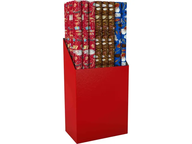Inpakpapier Sint 300x100cm assorti