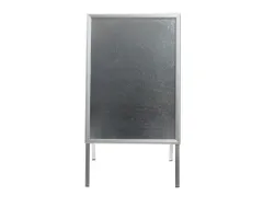 Europel Stoepbord Economy A1 32 mm zilver