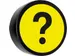 Impressiemagneet Question Mark 35mm Geel