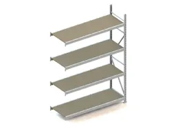 Breedvakstelling Aanbouwveld Hxbxd 2500x1851x650mm 4 Houten Legborden