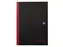 Notitieboek Oxford Black n' Red A4 96vel ruit 5mm zwart
