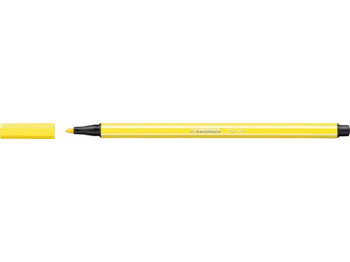 Viltstift STABILO Pen 68/24 medium citroengeel