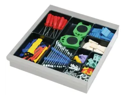 Lade Voor Draaideurkast Ral7035