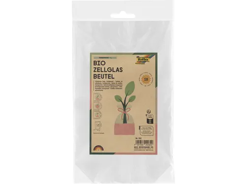 Cellofaanzak Folia 145x235mm 10 stuks transparant