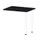 aanbouwtafel,i.h.v.,HxBxD 720-840x800x600mm,CC-zwart