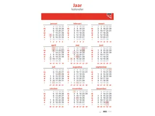 Jaarkalender 2027 Quantore - 1