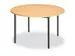 Table Polyvalente En Tube Carré Hxd 740X1100Mm 4Pieds Ronde Panneau G