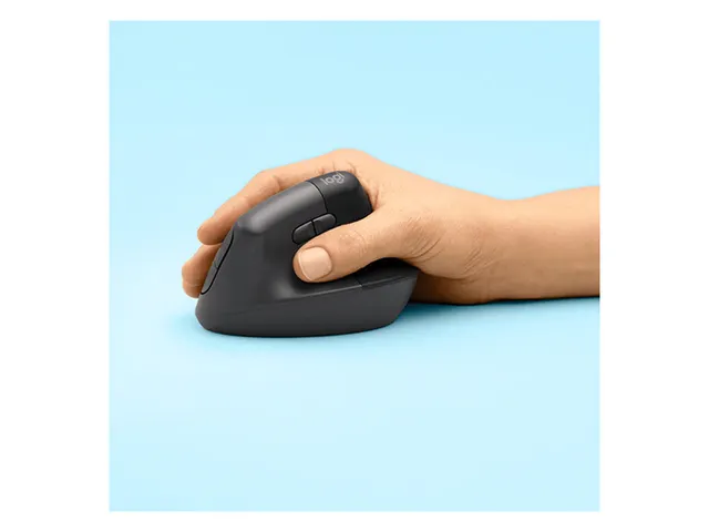 Logitech Lift Verticale Draadloze Ergonomische Muis Rechts Zwart