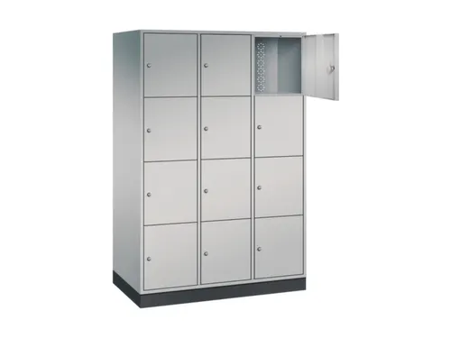 grootvolume-lockersysteem,HxBxD 1950x1220x600mm,3x4vakken,cil.-slot