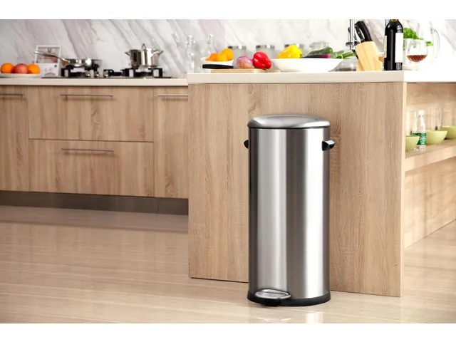 Pedaalemmer Belle Deluxe 30 Liter mat RVS