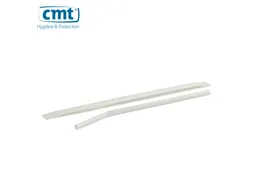 CMT Drinkrietjes flexibel plastic wit 21x0.6cm 10.000 Stuks