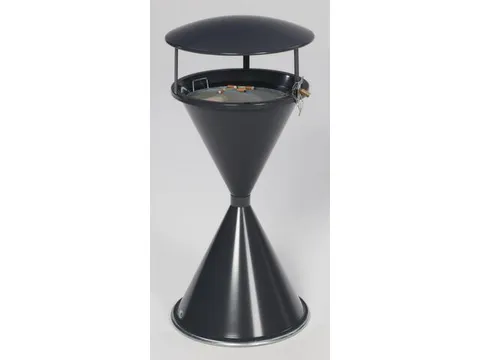 Zandasbak Zwartgrijs 960x440mm Overkapping Ketting En Hangslot