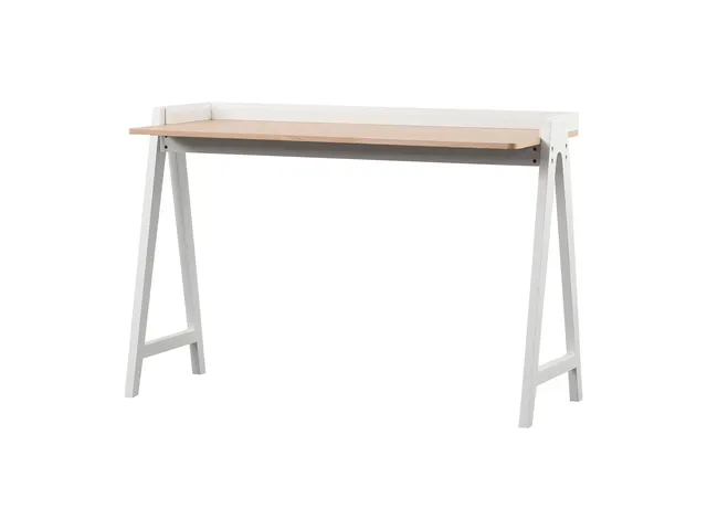 Domestico Thuiswerk Bureau 120x60cm Wit Eiken