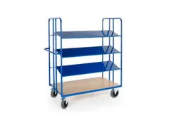 verzamelwagen,draagverm. 300kg,4etage(s),laadvl. LxB 1350x400mm