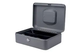 Geldkist Pavo 250x180x90mm Donkergrijs