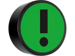 Impressiemagneet Attention 35mm Groen - 2