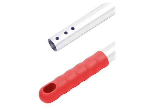 Steel aluminium Ø 23.5mm 140cm grip rood 3 gaten 25 Stuks