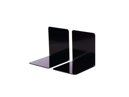 Boekensteun MAUL staal magnetisch 14x12x14cm set 2 zwart