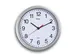 Horloge murale MAULrun quartz Ø25x5cm plastique argent/blanc avec pil