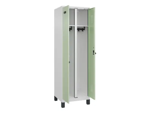 locker voor scheiding van kleding,HxBxD 1950x600x500mm,2vak