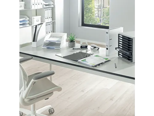 Snelhechter Leitz 4191 standaard A4 wit 30% gerecycled plastic