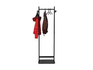 Garderoberek MAUL Salsa staand 173x60x43cm 40kg, 8 haken Zwart RAL9004 - 5