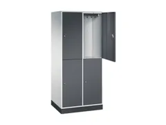 grootvolume garderobekast,HxBxD 1950x820x600mm,2x2vak.,vak B 360mm