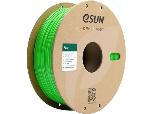 eSUN PLA+ 3D printer Filament 1,75mm Gras Groen 1kg