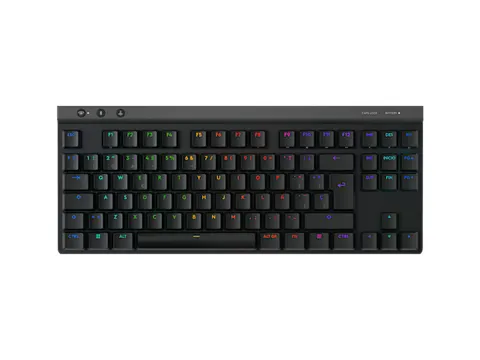 Clavier gaming Logitech G515 LIGHTSPEED TKL QWERTY US noir