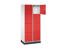 grootvolume-lockersysteem,HxBxD 1950x820x500mm,2x4vakken,cil.-slot