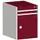 ladekast HxBxD 700x525x650mm 2laden RAL7035 front RAL3004
