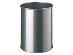Papierbak Durable 3301-23 15 liter rond zilvermetallic