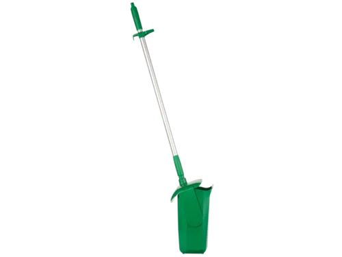 Vikan Hygiene stofblik + veger combinatieset alu steel 840mm Groen
