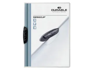Klemmap Durable 2260 swingclip zwart 3mm A4 - 1
