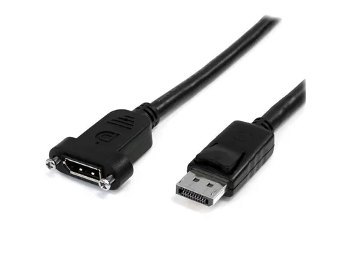 Displayport Extension Panel Mount Cable - M/f 1 Meter