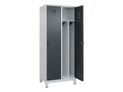 locker voor scheiding van kleding,HxBxD 1950x800x500mm,2vak