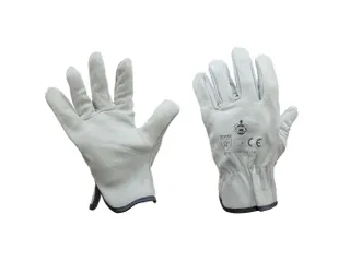 My-T-Gear 5010 mechanische lederen handschoenen grijs maat 12 12 paar - 1