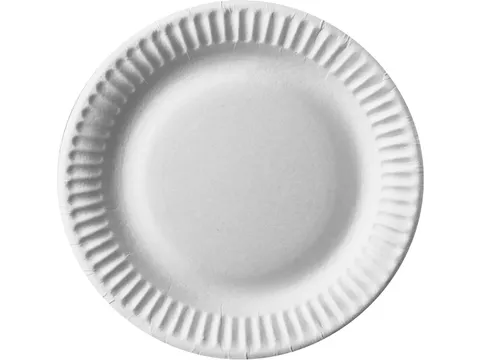 Papstar Pure Bord rond 15cm FSC karton Wit 100 stuks