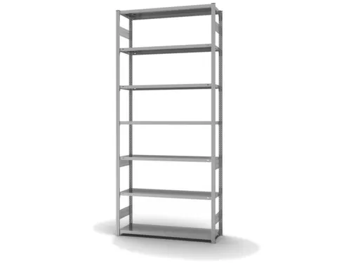 magazijnstelling,grondveld,HxBxD 3000x1360x435mm,vakl. 180kg