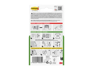 Bevestigingsstrip Command 3m 17201c Klikstrips Licht 5,4kg 8 Stuks - 5