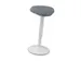 Ergo actieve zit/sta kruk met comfortzitting en gasveer 57-82cm grijs