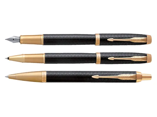 Balpen Parker IM Premium Black GT Medium Blauwe inkt