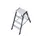 dubbele ladder,beide zijden,2x4treden,Stand H 0,4m,balk L 0,9m