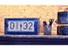 Horloge de table NeXtime 'Big Flip' 36x16,7x8,5cm acrylique bleu
