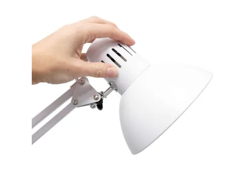 Bureaulamp MAUL Study tafelklem excl.LED lamp E27 wit