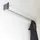 wandkapstok,HxL 100x1015mm,3jashaken,aluminium/staal,RAL 9006/RAL 7016