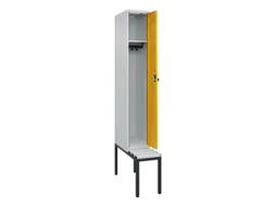 locker met bank,HxBxD 2120x300x815mm,1vak,vak B 300mm,draaigrendel