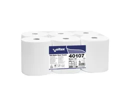 Handdoekrol Celtex 2-laags wit 120 meter krimp a 6 rol