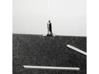 Akoestisch plafondpaneel met patroon uitsnede 60x120cm Zwart - 3